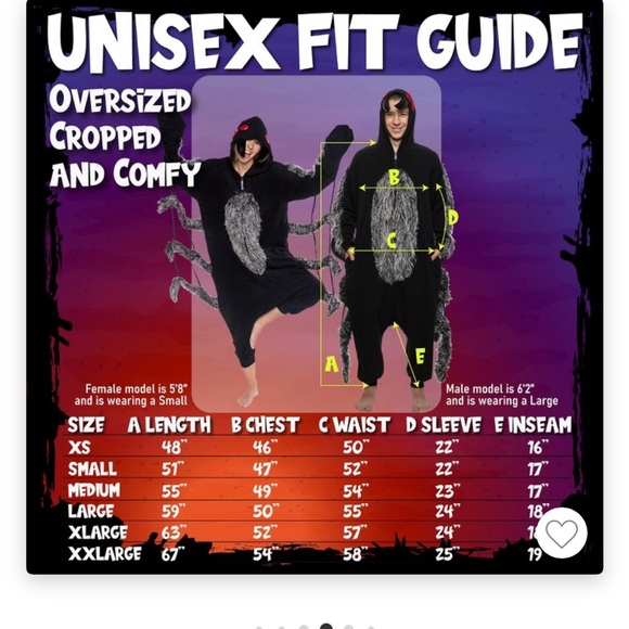 Worn once - Tarantula Spider Adult Uinsex Suit for Halloween 👻 🕷️ - Picture 3 of 5